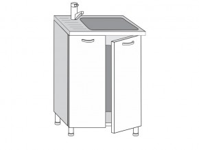 2.60.2мн Шкаф-стол на 600мм под накладную мойку с 2-мя дверцами в Алапаевске - alapaevsk.магазин96.com | фото