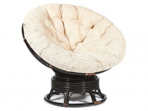 Кресло-качалка Papasan w 23/01 B с подушкой Antique brown, ткань Старт в Алапаевске - alapaevsk.магазин96.com | фото