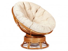 Кресло-качалка Papasan w 23/01 B с подушкой Cognac, ткань Старт в Алапаевске - alapaevsk.магазин96.com | фото