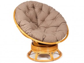 Кресло-качалка Papasan w 23/01 B с подушкой Honey, экошерсть Коричневый в Алапаевске - alapaevsk.магазин96.com | фото