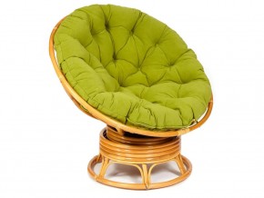 Кресло-качалка Papasan w 23/01 B с подушкой Honey, флок Олива в Алапаевске - alapaevsk.магазин96.com | фото