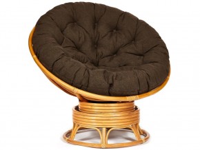 Кресло-качалка Papasan w 23/01 B с подушкой Honey, ткань Коричневый в Алапаевске - alapaevsk.магазин96.com | фото