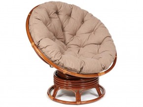 Кресло-качалка Papasan w 23/01 B с подушкой Pecan, экошерсть Коричневый в Алапаевске - alapaevsk.магазин96.com | фото