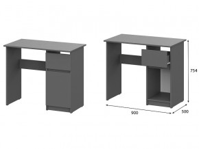 Стол письменный 900 Денвер Графит серый в Алапаевске - alapaevsk.магазин96.com | фото